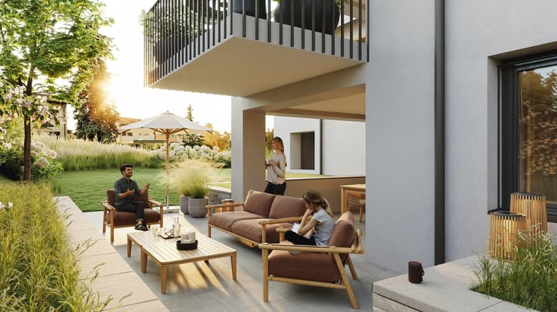 Moderne 3.5-Zimmer-Wohnung an ruhiger Lage von Rickenbach Sulz (1)