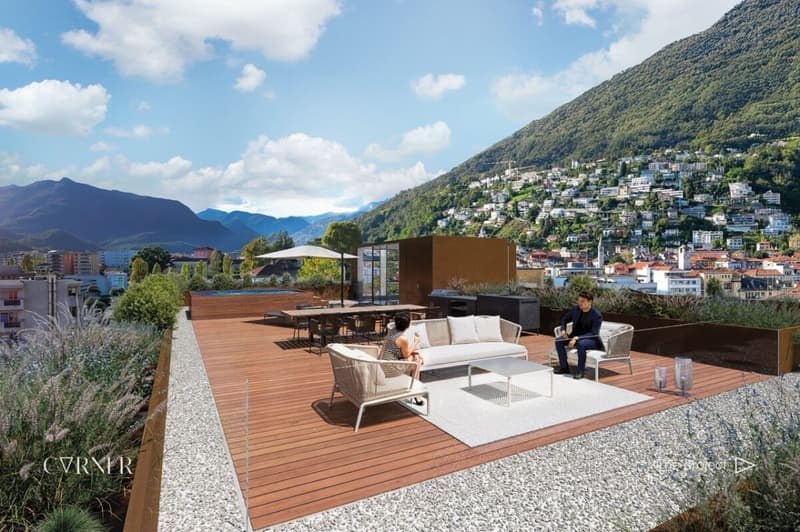 Attico 5.5 locali con grande terrazza - Nuova Residenza Corner (5)