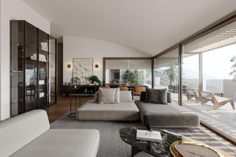 Moderne und hochwertige Attikawohnung in der neuen Residenza Al Parco (1)
