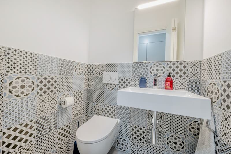 Elegant maisonette apartment with a double garden in Montagnola. (14)