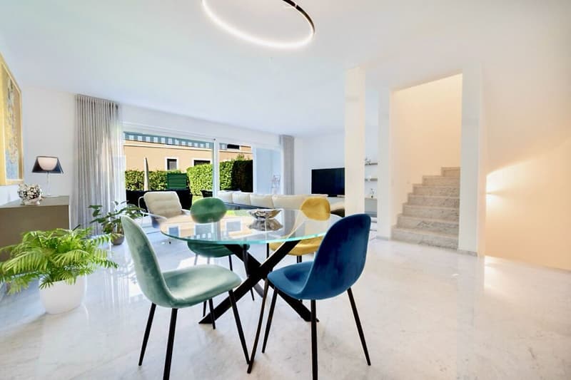 Elegant maisonette apartment with a double garden in Montagnola. (4)