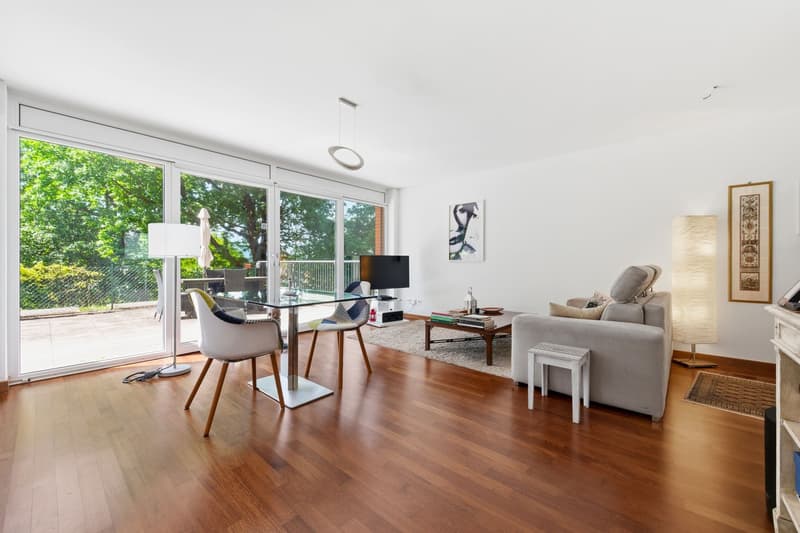 Moderne Wohnung mit grosser Terrasse im Grünen (4)
