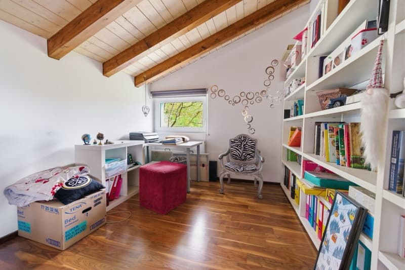 Casa spaziosa e luminosa con vista panoramica, giardino e grande mansarda (7)