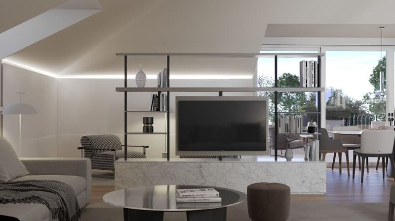 New penthouse in the heart of Bellinzona with panoramic terrace (5)