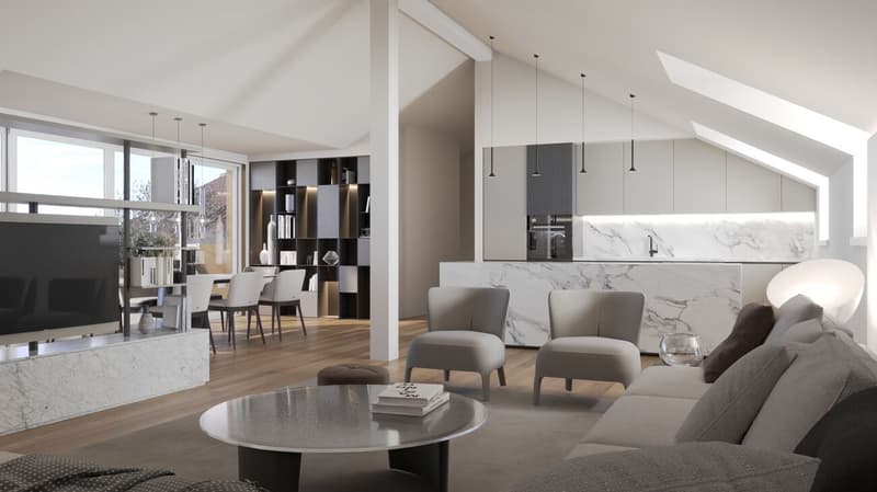 New penthouse in the heart of Bellinzona with panoramic terrace (4)