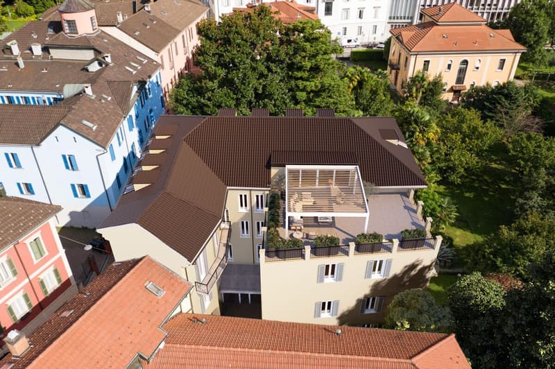 New penthouse in the heart of Bellinzona with panoramic terrace (8)