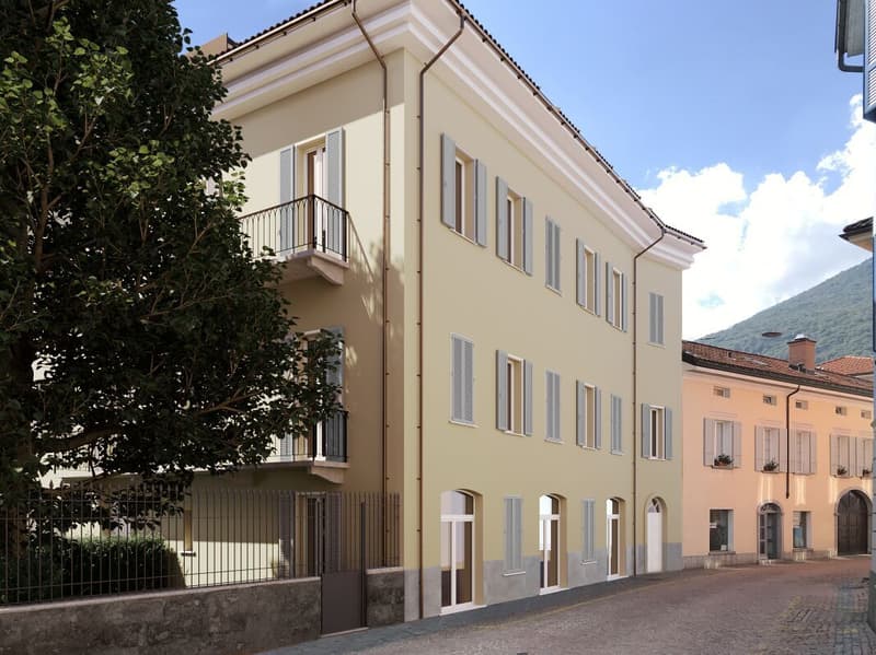 New penthouse in the heart of Bellinzona with panoramic terrace (10)