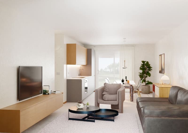 Moderne Gartenwohnung im Erdgeschoss (1)