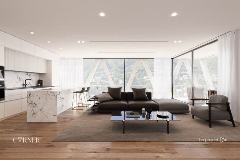 Neue 3.5-Zimmer-Wohnungen mit 122 m² und Loggia im Herzen von Locarno (2)