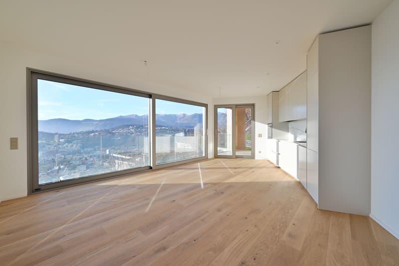 Residence Castagno I Hoch gelegene Wohnungen mit herrlichem Seeblick (8)
