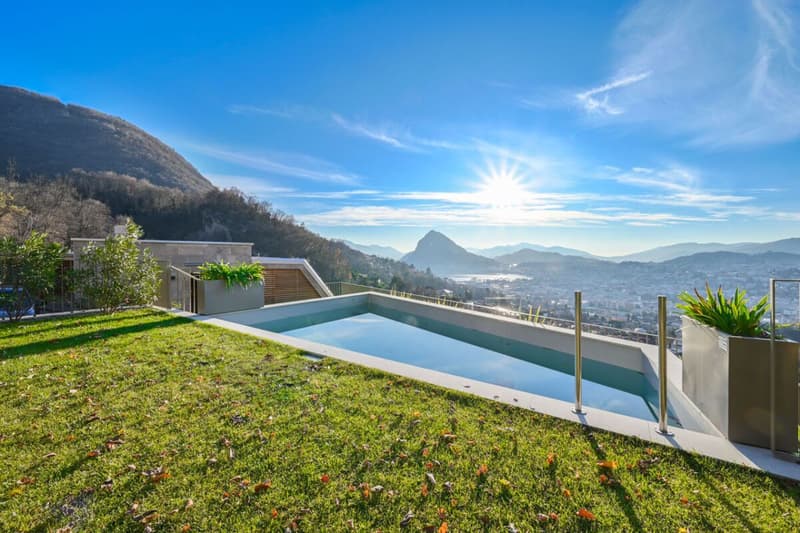 Residence Castagno I Hoch gelegene Wohnungen mit herrlichem Seeblick (4)