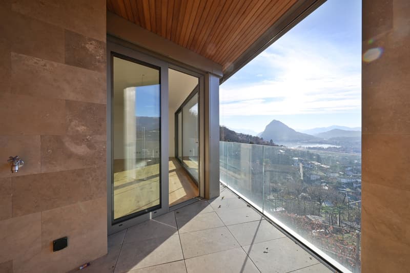 Residence Castagno I Hoch gelegene Wohnungen mit herrlichem Seeblick (14)