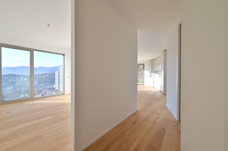 Residence Castagno I Hoch gelegene Wohnungen mit herrlichem Seeblick (10)