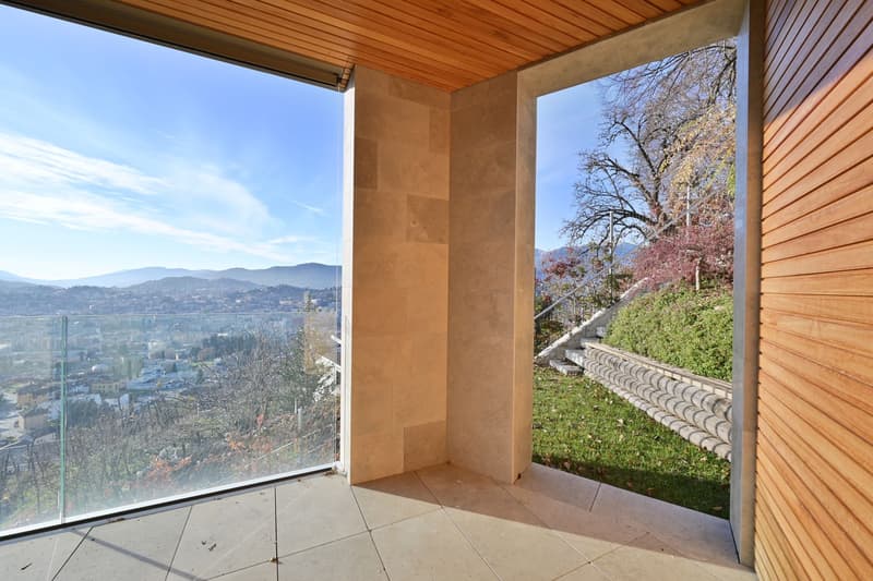 Residence Castagno I Hoch gelegene Wohnungen mit herrlichem Seeblick (5)
