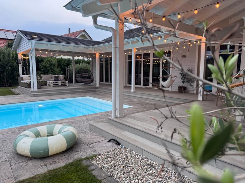 Dream villa with pool for families directly on the sun hill in Hölstein BL (13)