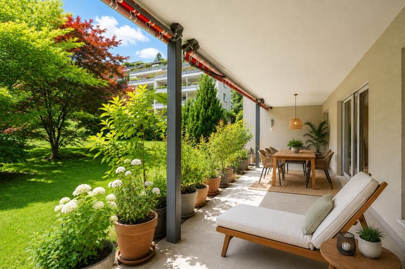 Idyllic garden apartment with potential (6)