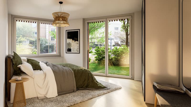 Appartement familial attractif avec jardin spacieux (3)