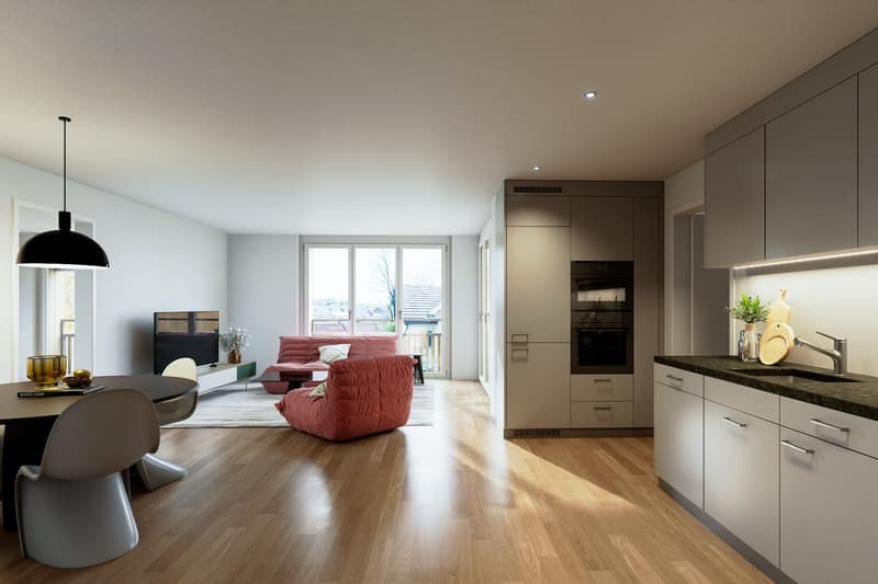 Stylish 3.5-room apartment with balcony (1)