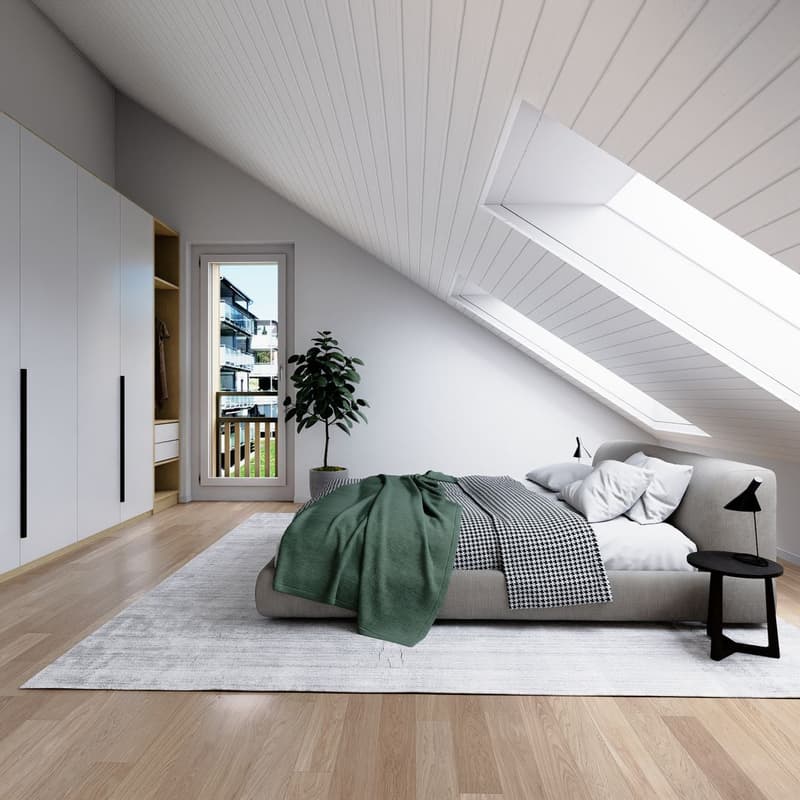 Spacious attic apartment with mountain panorama and plenty of living comfort (3)