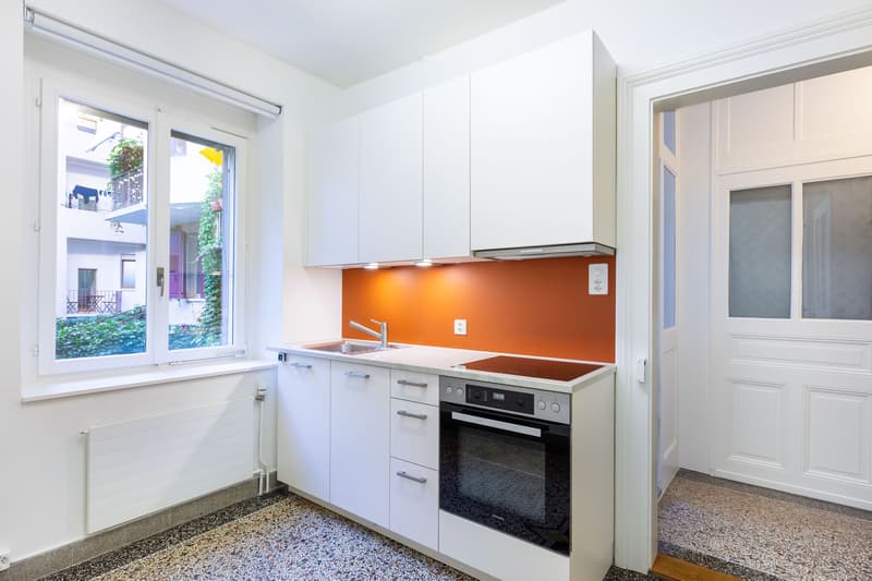 Stilvolle 2-Zimmer-Altbauwohnung mit Gartenzugang (4)