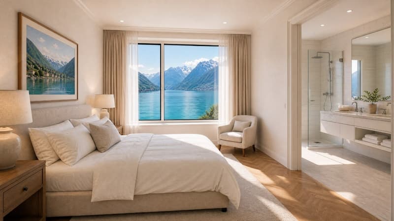 Lakefront apartment in Gersau – approx. 200 m² on 2 floors, maisonette potential, lake access (3)