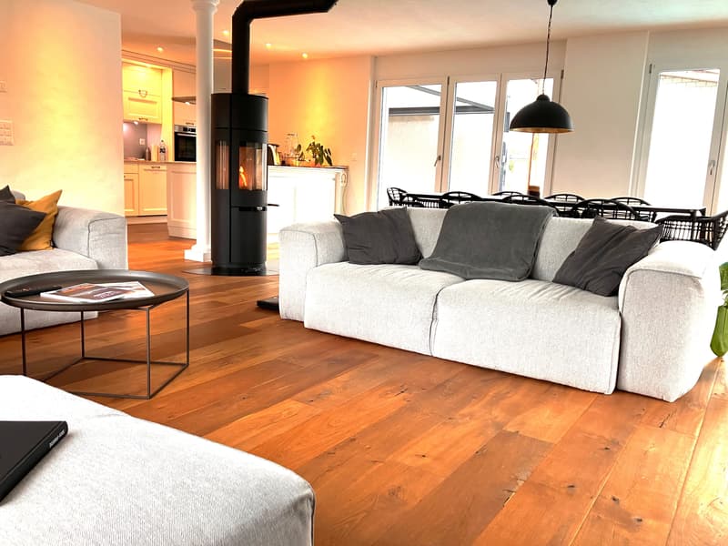 5.5-room corner house with pool - modern living in Neuwilen (2)