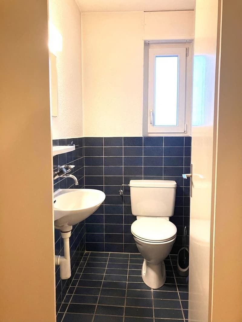 80 m² garden apartment with chimney - just a few steps from the train station (7)