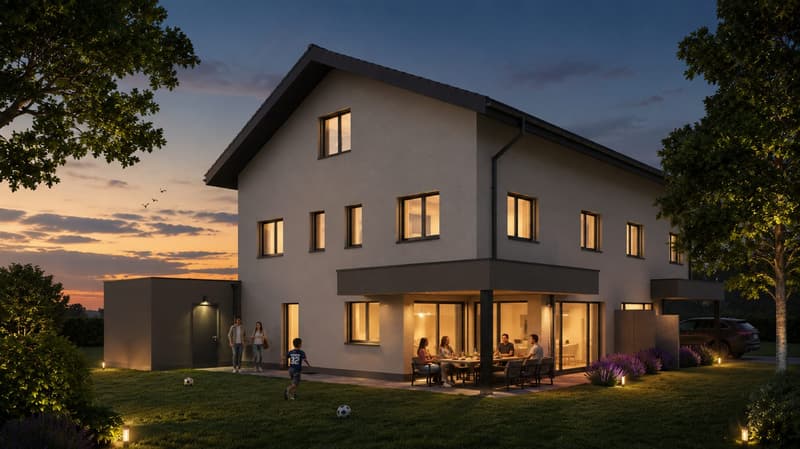 5.5-Zi.-Haushälfte Sol in Beinwil am See, Energieklasse A (1)
