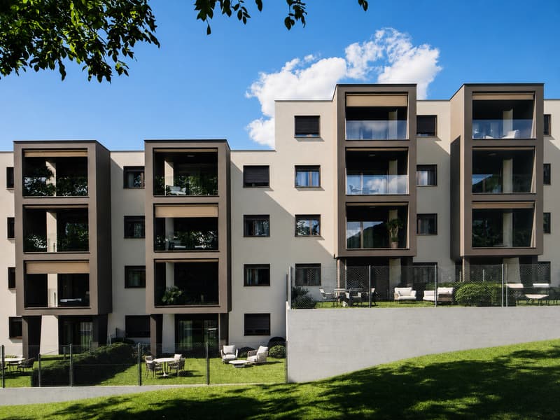Appartement mit Garten in neuer Bauweise in Lumino (2)