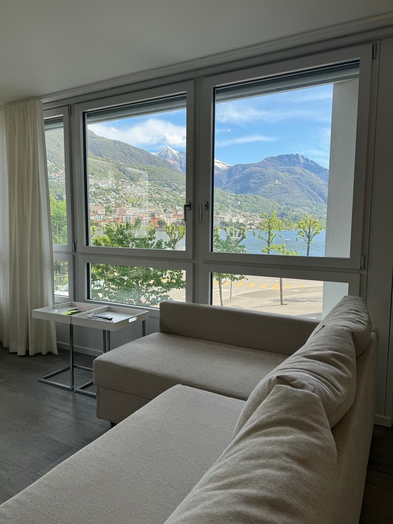 Appartement moderne meublé avec vue sur le lac à Locarno (1)