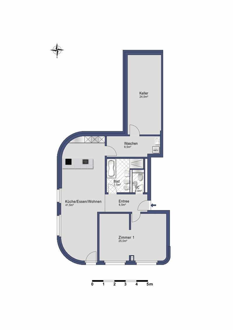 Moderne 2.5-Zimmer-Wohnung mit Minergie-Zertifikat an ruhiger Lage in Zürich-Witikon (11)