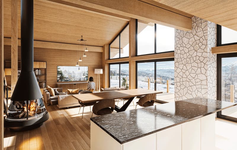 Un chalet exceptionnel un quartier chic Cleves proche des pistes ski (2)