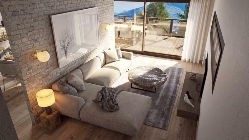 Chalet neuf dans un cadre unique proche de toutes les commodités avec (3)
