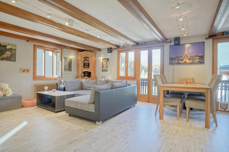 Une demi-maison villageoise 5,5 pces avec beaucoup de charme à Nendaz (2)