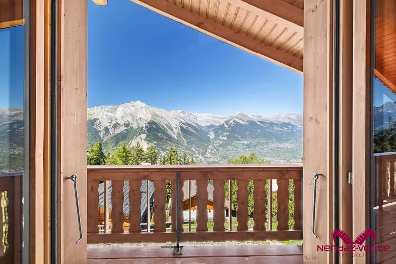 Magnifique chalet 4,5 pièces vue imprenable - vente aux étrangers (13)