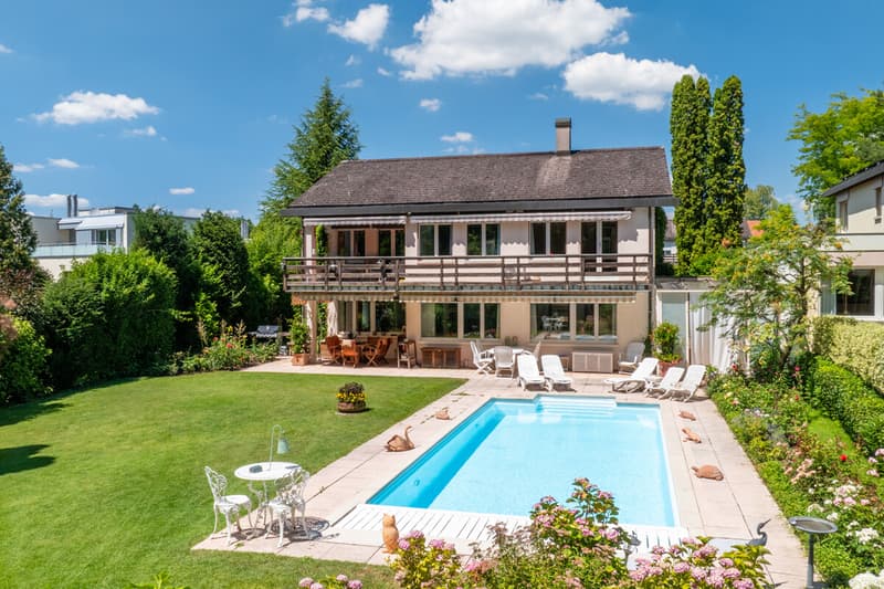 Einfamilienhaus mit Gartenidylle
