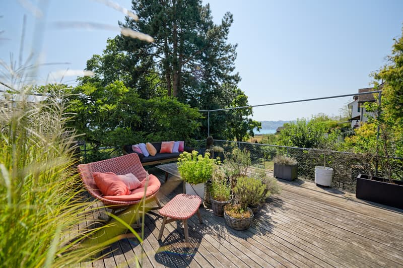 Sonnenverwöhnte Terrasse