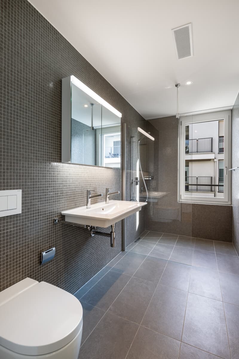 Moderne Dusche