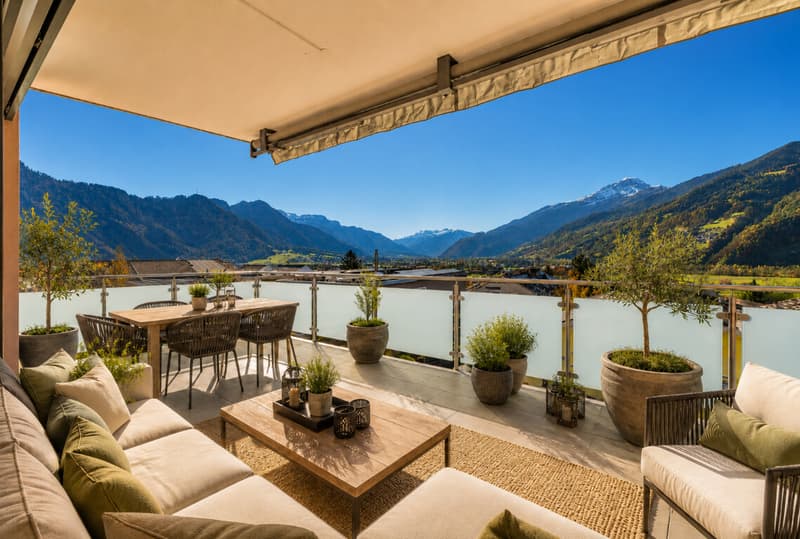 Balkon mit Aussicht