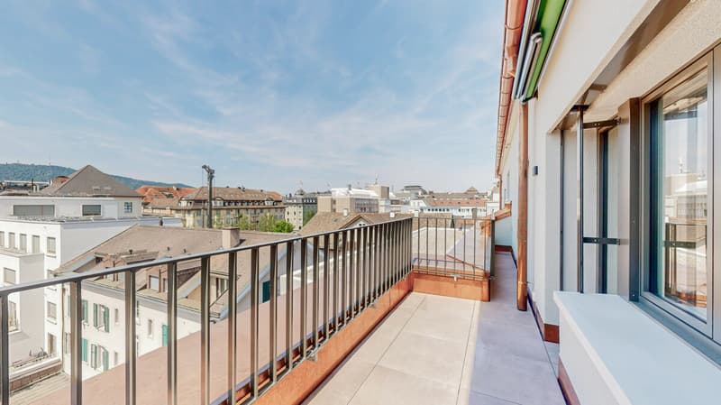Balkon bei Schlafzimmer