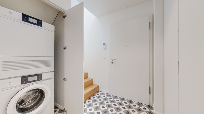 Waschturm in Schrank