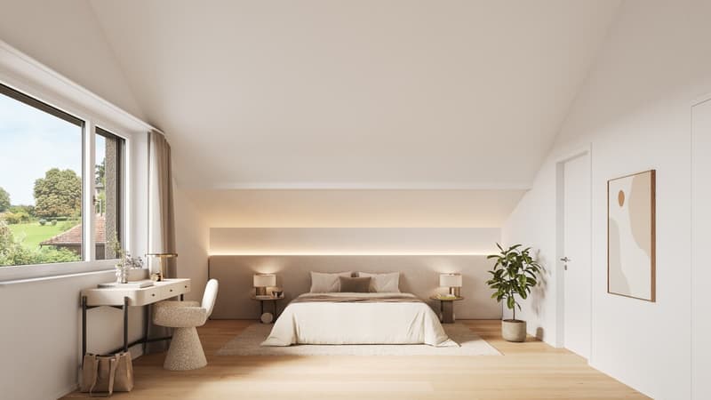 Visualisierung Schlafzimmer