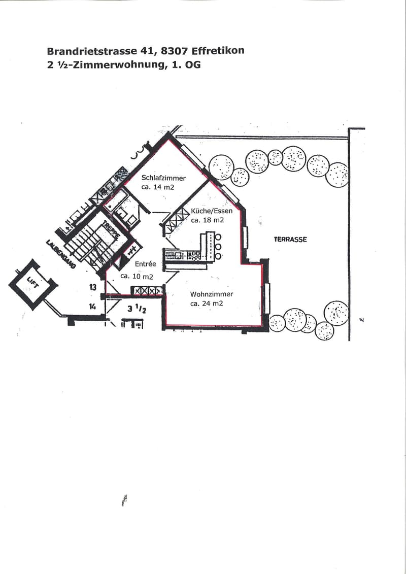 Appartement spacieux 2.5 pièces au centre-ville avec terrasse de 40 m2 (15)