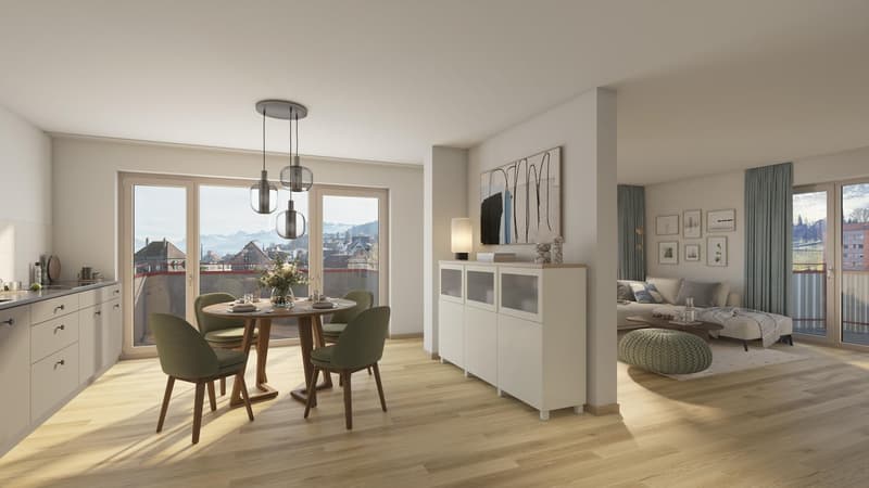 Vivere sul lago - Appartamento di 3,5 locali luminoso a Wädenswil (3)