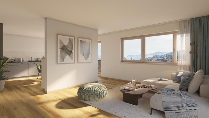 Vivere sul lago - Appartamento di 3,5 locali luminoso a Wädenswil (1)