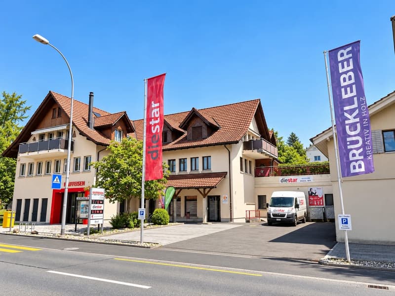 Gewerberaum 290 m² an der Hauptstrasse in Aesch LU kaufen (1)