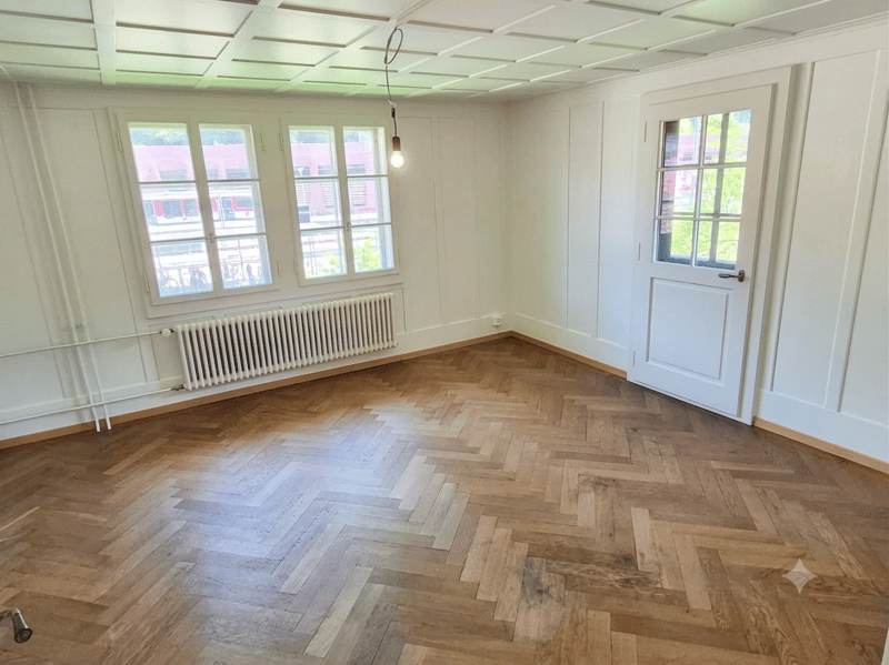 Charming 3.5-room old building apartment with mountain view in Giswil (2)