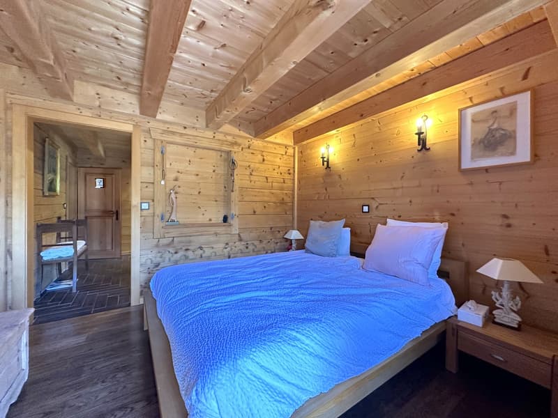 Character chalet, 6.5 rooms in Champéry – Panoramic view of the mountains (8)