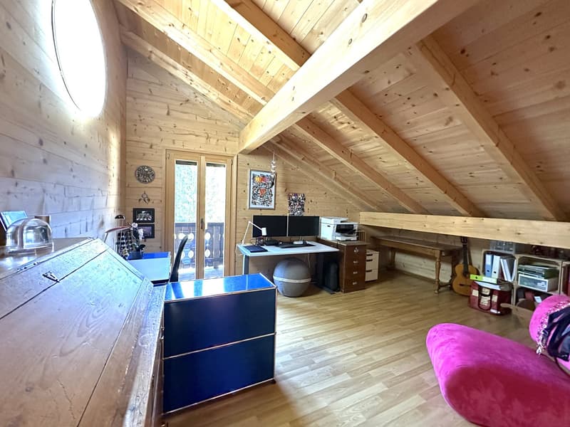 Character chalet, 6.5 rooms in Champéry – Panoramic view of the mountains (11)