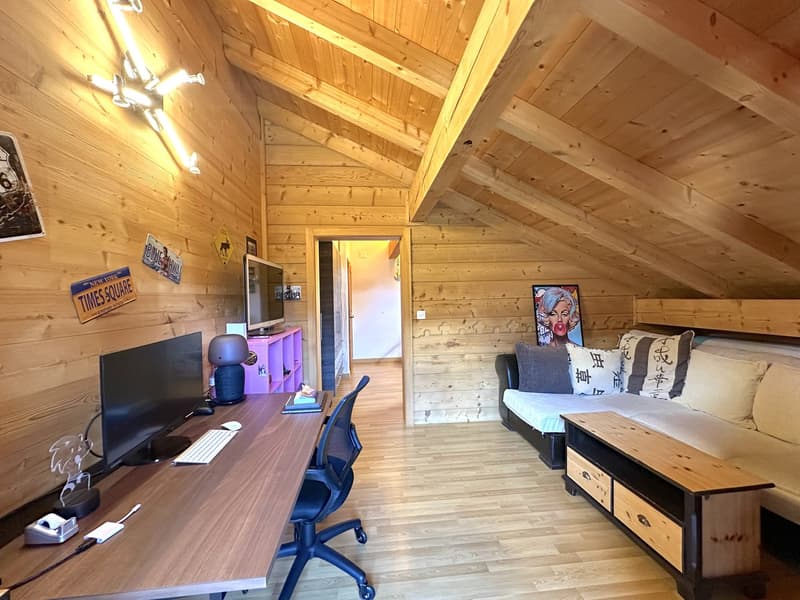 Character chalet, 6.5 rooms in Champéry – Panoramic view of the mountains (13)